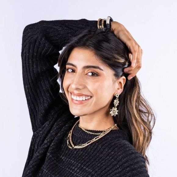 NWT Ink+Alloy Wendy Ring Earrings - Picture 2 of 3